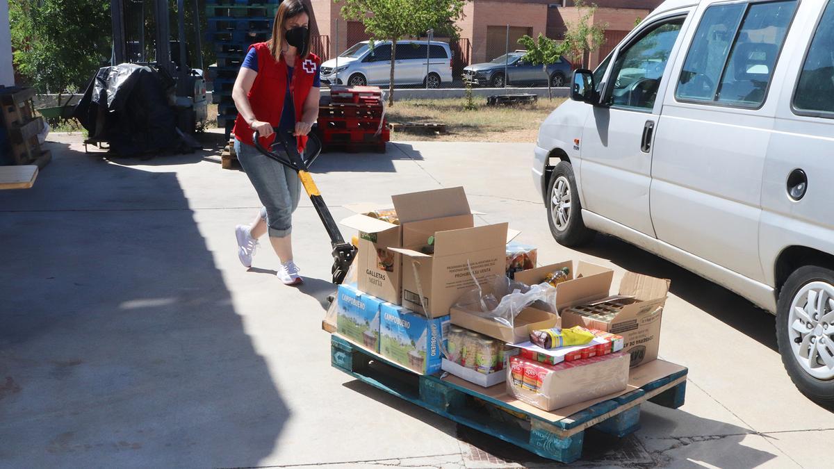 Reparto de los alimentos