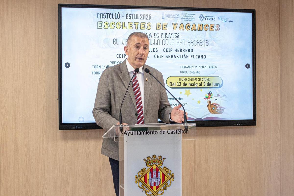 Vicent Sales, concejal de Educación en funciones.
