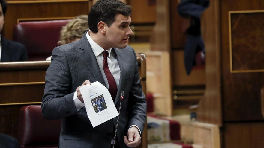 Albert Rivera, hoy en el Congreso