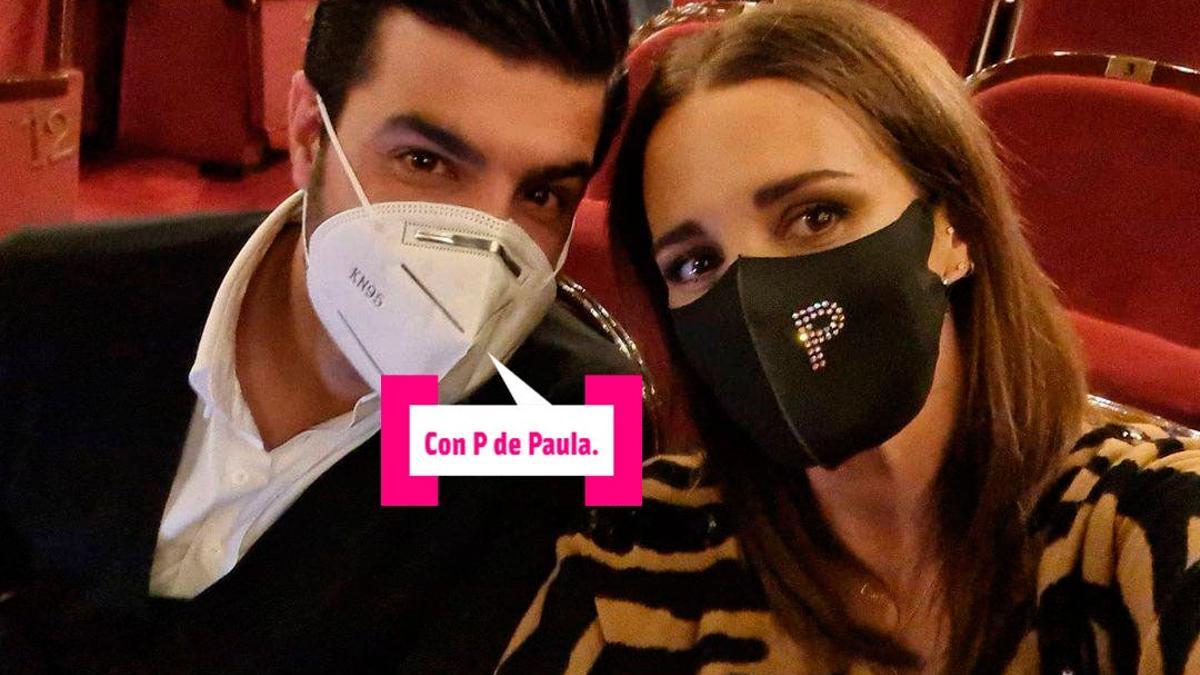 Paula Echevarría y Miguel Torres: posando para Instagram en el Teatro Calderón