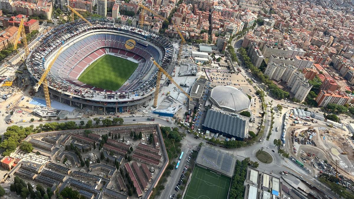 El Spotify Camp Nou sigue tomando forma entre la incertidumbre