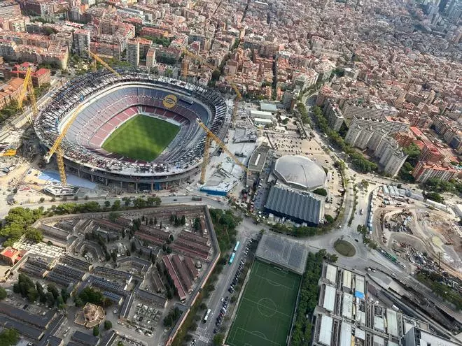 El Spotify Camp Nou sigue tomando forma entre la incertidumbre