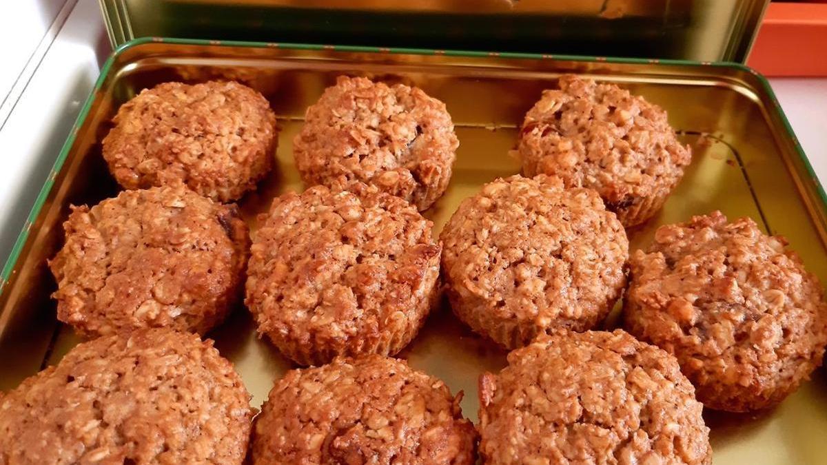 Receta de galletas de avena sin azúcar ni harina (sólo 3 ingredientes)