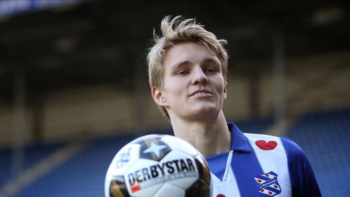 Odegaard está cedido en el Heerenveen