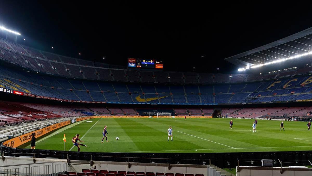 Imagen del Camp Nou esta temporada