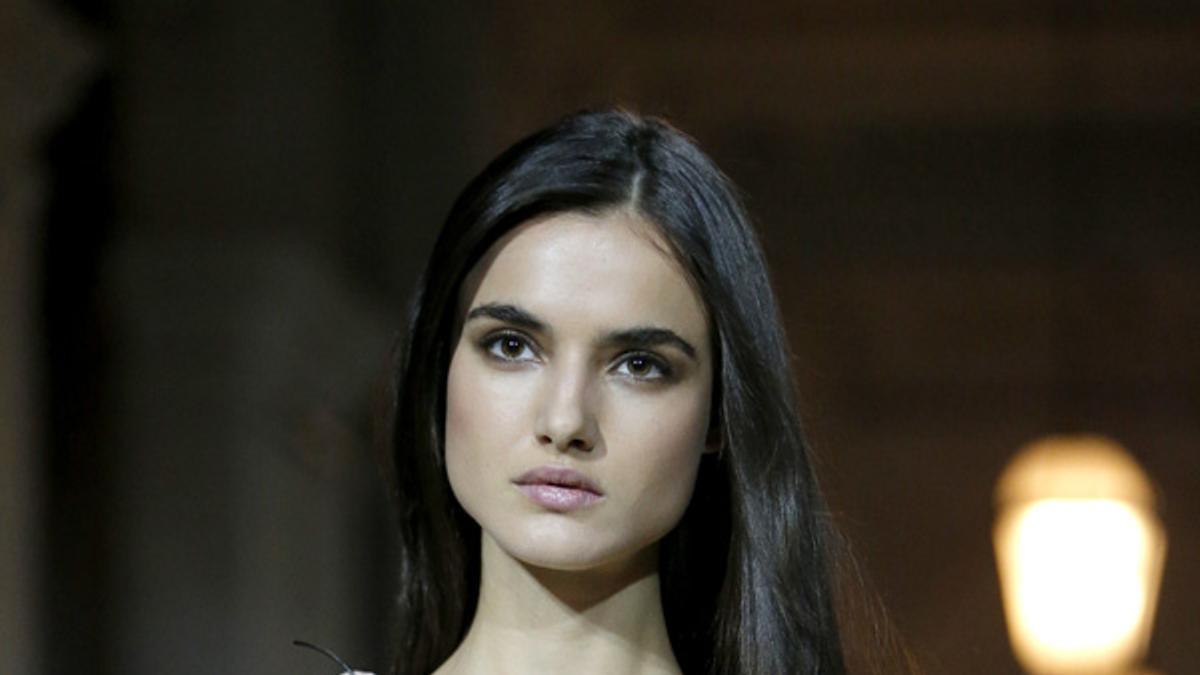 Blanca Padilla en el desfile de Carolina Herrera en Nueva York