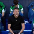Iván Ania, entrenador del Córdoba CF, durante el partido con ante el Cádiz.
