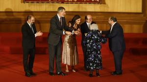 Montserrat Torrent i Serra, recogiendo el Premio Nacional de Música (Interpretación) 2021.