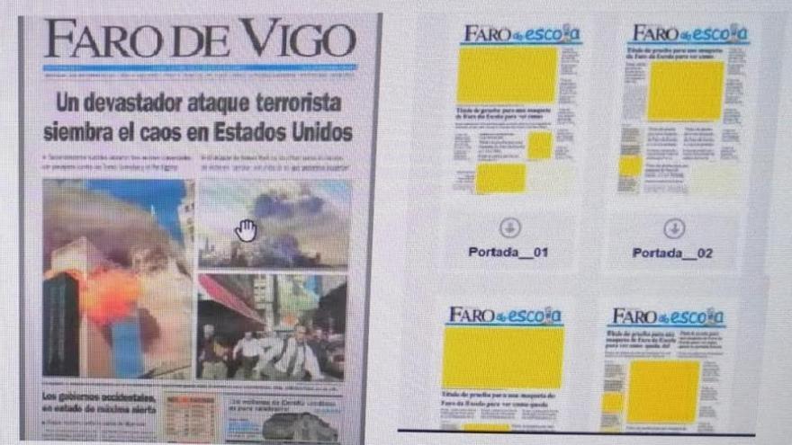 Detalles de portadas.