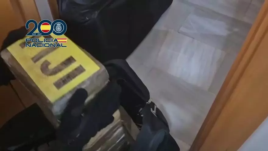 La Policía Nacional incauta 282 kilogramos de cocaína tras desmantelar una guardería de droga en un piso turístico en Málaga