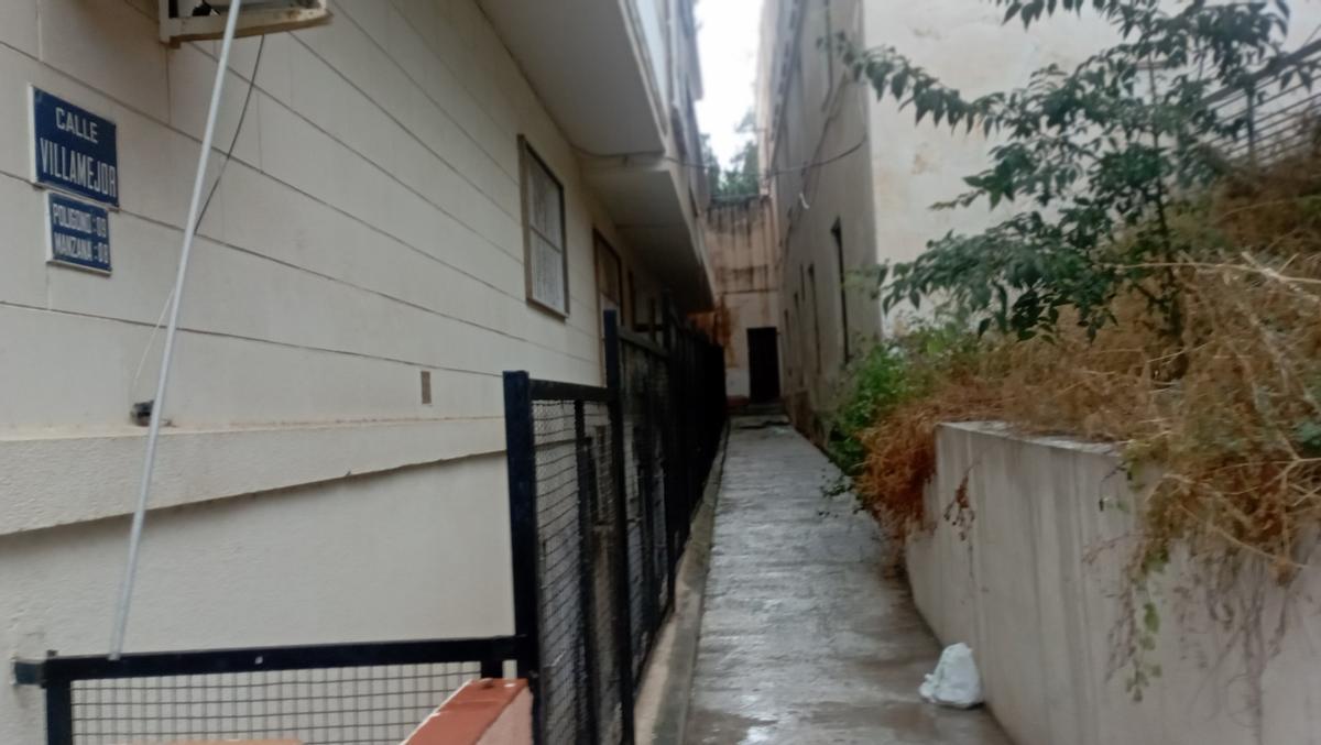 Vista de la calle Villamejor, esta semana.