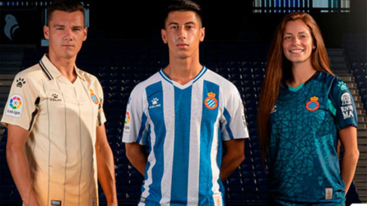 Las nuevas equipaciones del Espanyol para la temporada 2020-21