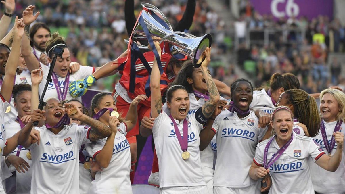 El Olympique de Lyon conquistó la Champions ante el Barça la pasada temporada