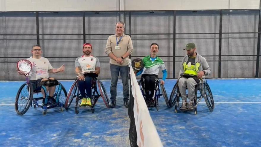 Iván Heras, de Viriatos Pádel Caja Rural, roza el podio en el Campeonato de Andalucía en silla de ruedas