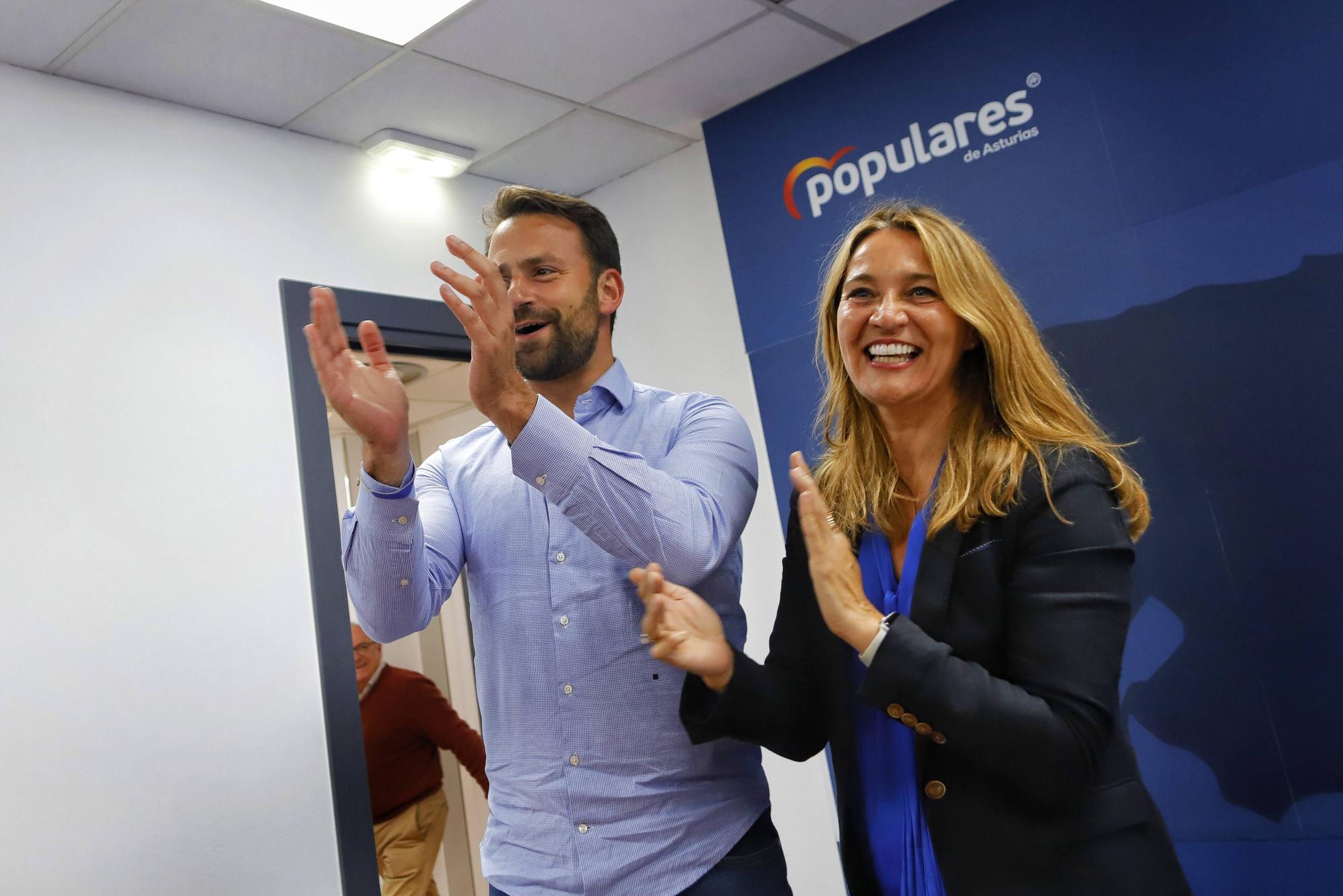 El PP asturiano celebra la victoria en las elecciones europeas