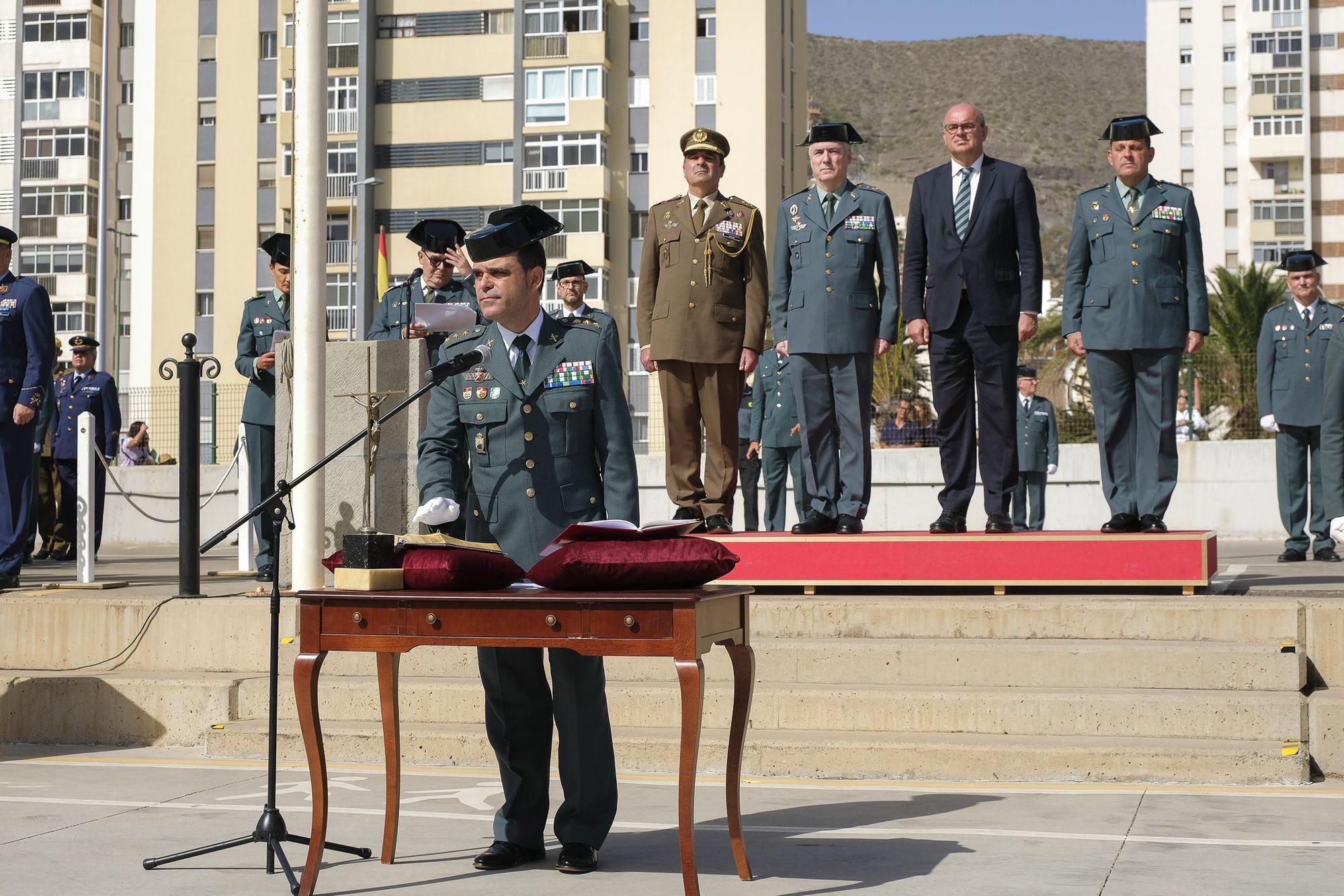 Toma de posesión del coronel jefe de la Comandancia de Guardia Civil