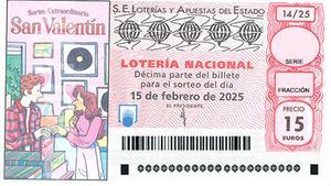 Décimo del Sorteo de la Lotería de San Valentín