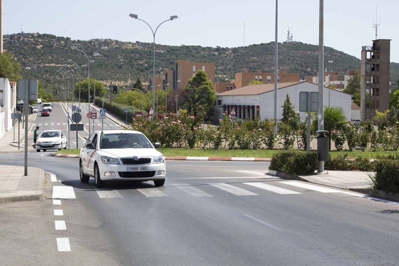 Puntos conflictivos para el tránsito de peatones en Cáceres