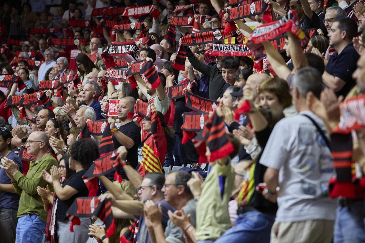 Les imatges del partit de tornada de la semifinal del play-off entre l'Spar Girona i el València