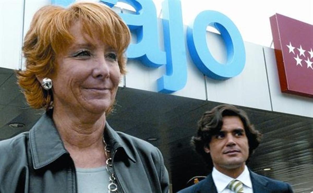 Aguirre i Güemes, en la inauguració d’un hospitala Aranjuez, el 2008.