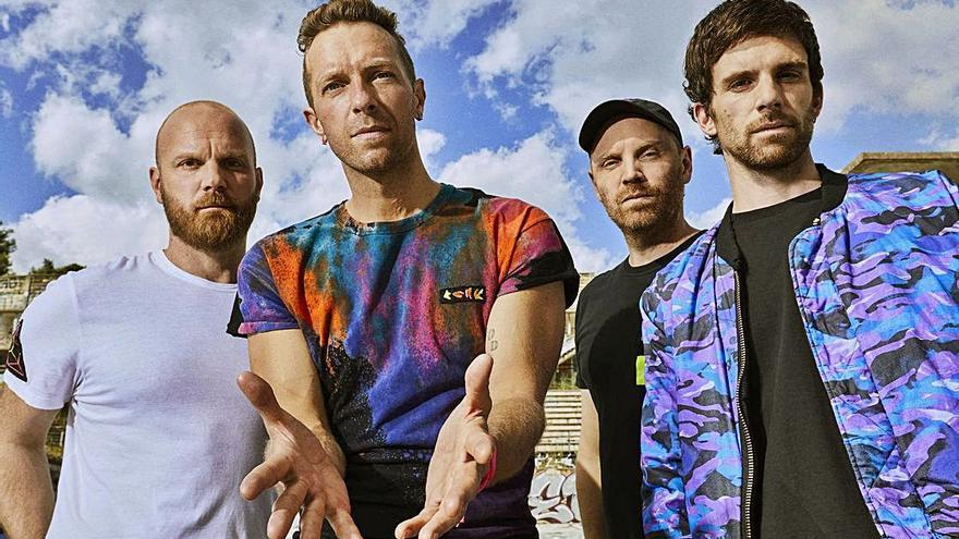 Coldplay, con Chris Martin (2º por la izquierda) al frente.   | // PARLOPHONE