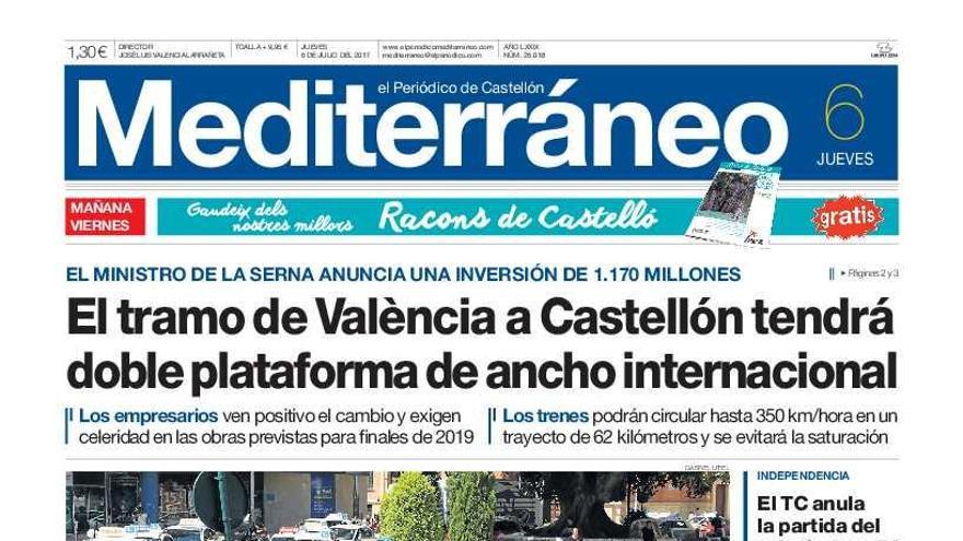 La portada del día.