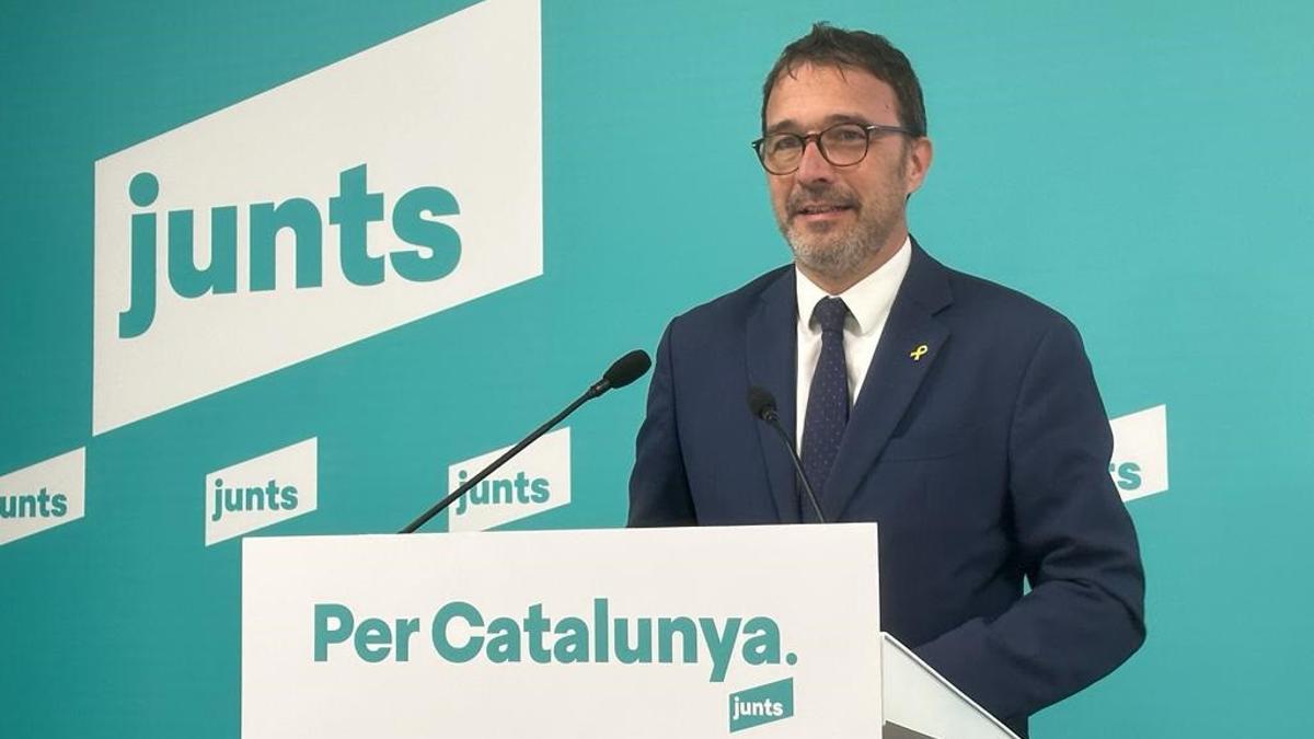 El portavoz de Junts, Josep Rius.