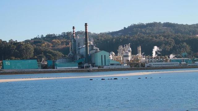 Fábrica de Ence en Lourizán.