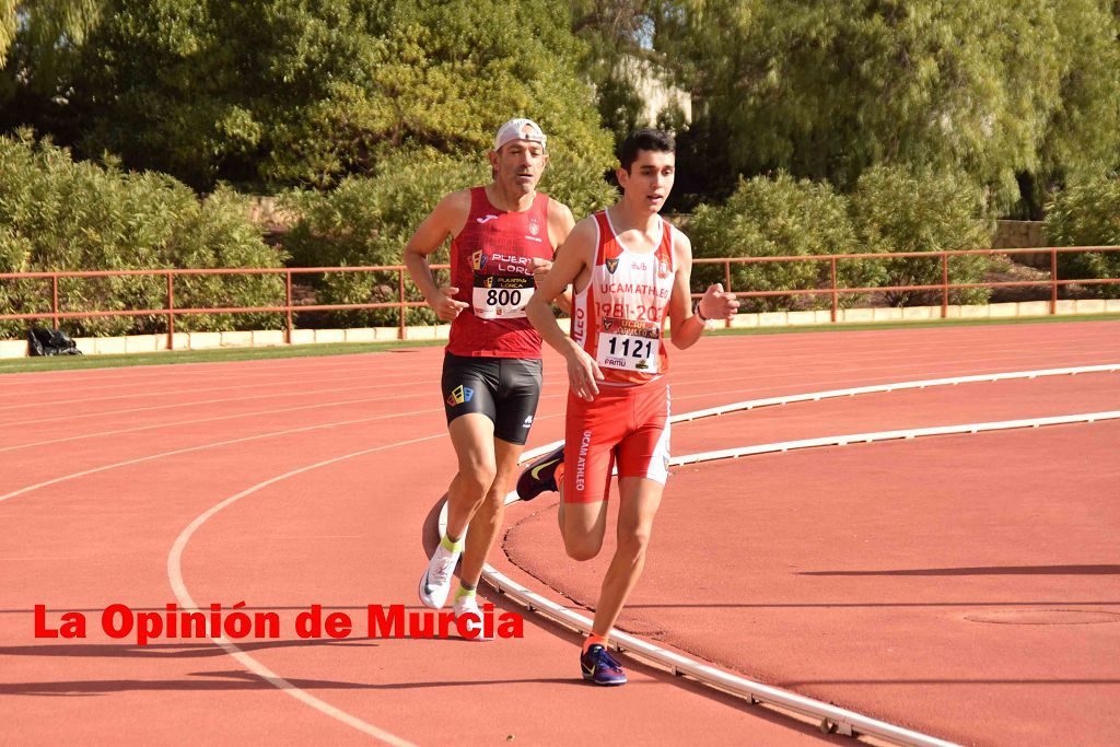 Regional absoluto y sub-23 de atletismo en Lorca (I)