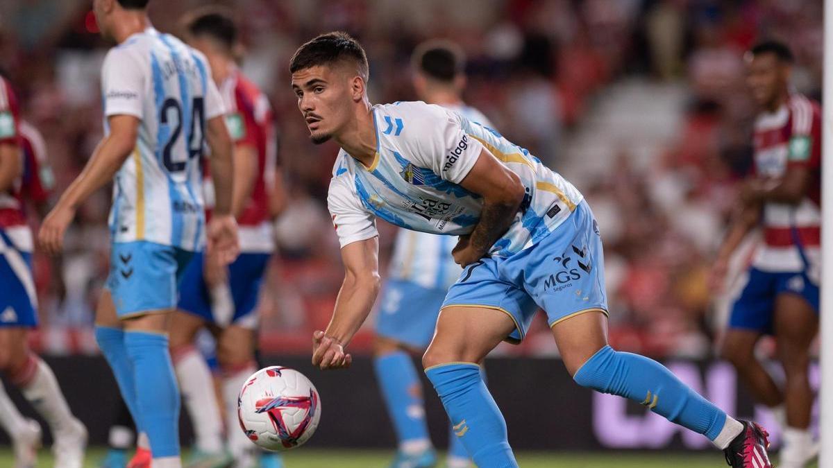 Chupete, jugador del Málaga CF.