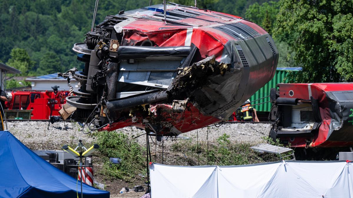 Accidente de tren en Alemania.