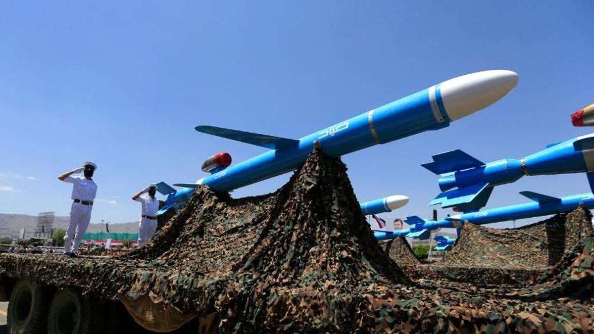 Misiles Sayyad yemeníes usados en el Mar Rojo.