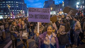 Manifestación del 8M en Barcelona
