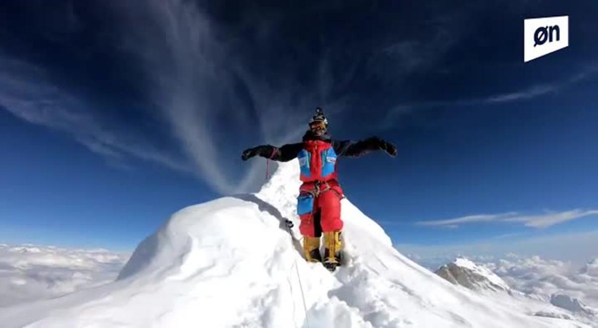   Así ha sido el ascenso de Sergi Mingote a la cima del Manaslu, a 8.163 metros.