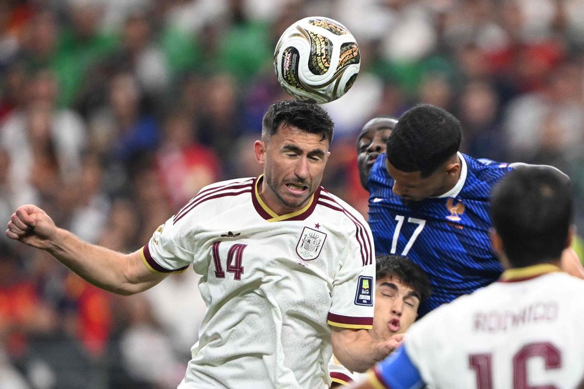 Aymeric Laporte, en la semifinal contra Francia, su país natal.