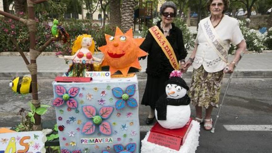 Fiesta y cremà en la residencia de mayores