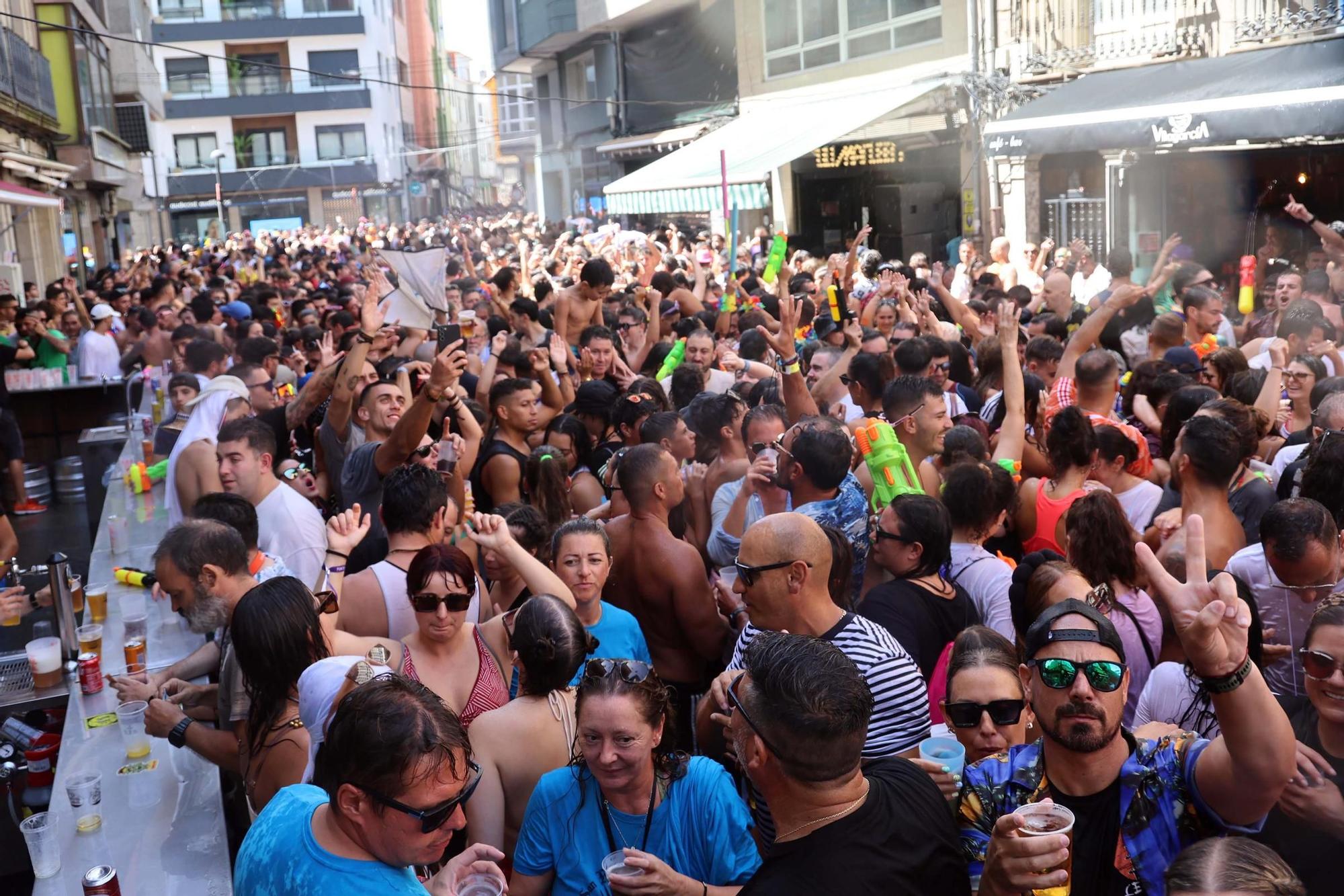 San Roque da rienda suelta a la felicidad en su Festa da Auga