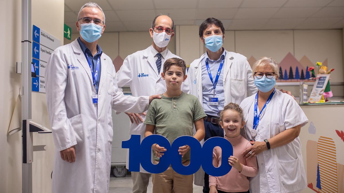 Vall d'Hebron alcanza los mil trasplantes pediátricos