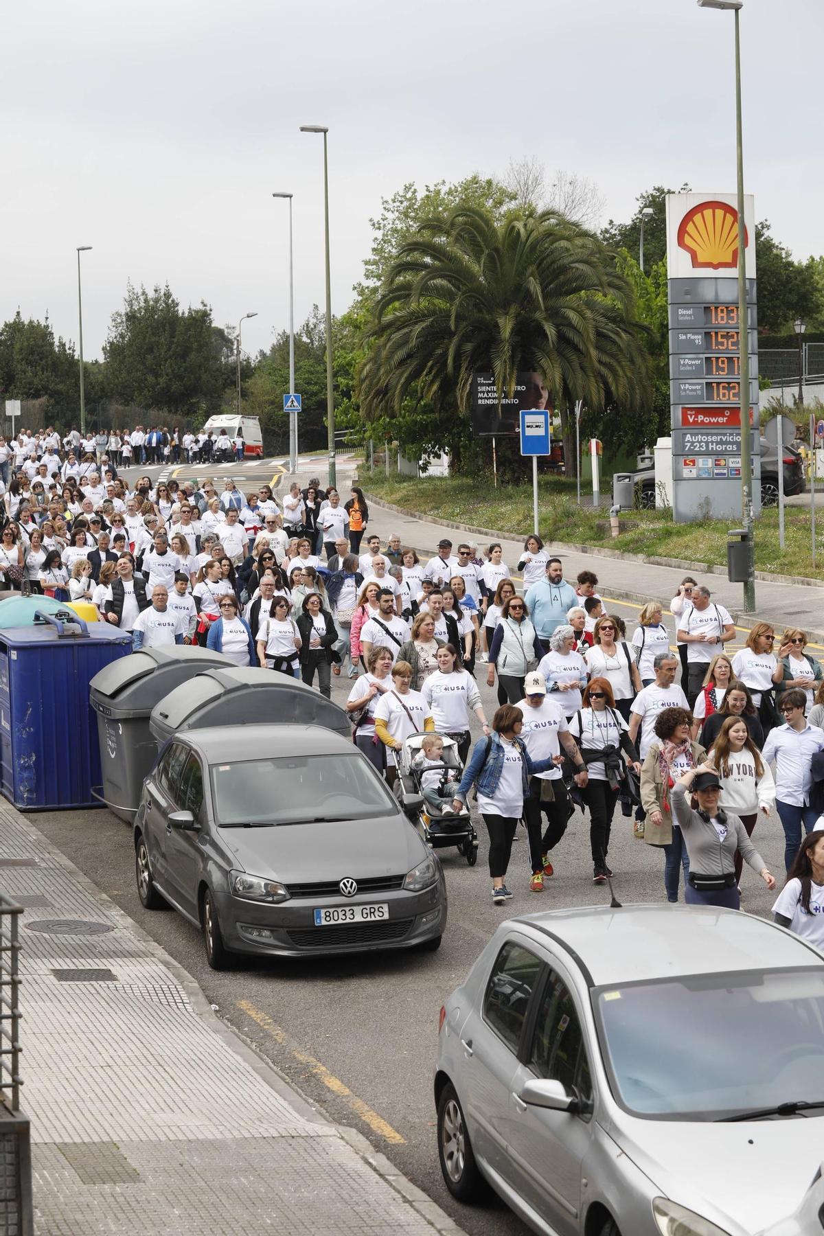 EN IMÁGENES: marcha conmemorativa del 50.º aniversario del HUSA, de Avilés EN IMÁGENES: marcha conmemorativa del 50.º aniversario del HUSA, de Avilés