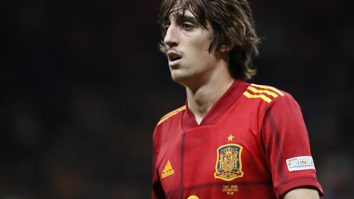 Bryan Gil, con la camiseta de la selección