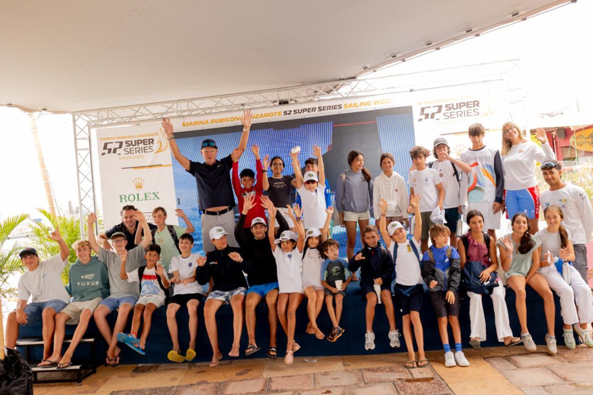 Marina Rubicón acerca la vela de alta competición a las nuevas generaciones en el marco de la 52 SUPER SERIES