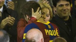 Shakira consoló a Piqué