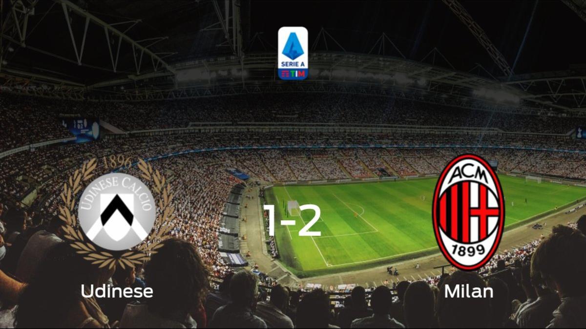 El AC Milan gana 1-2 en el estadio del Udinese