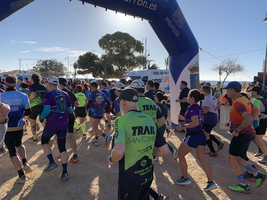 Todas las imágenes del cross por las calas de Bolnuevo, en Mazarrón