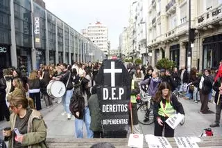 El comercio vuelve a salir a la calle en A Coruña para exigir un convenio digno
