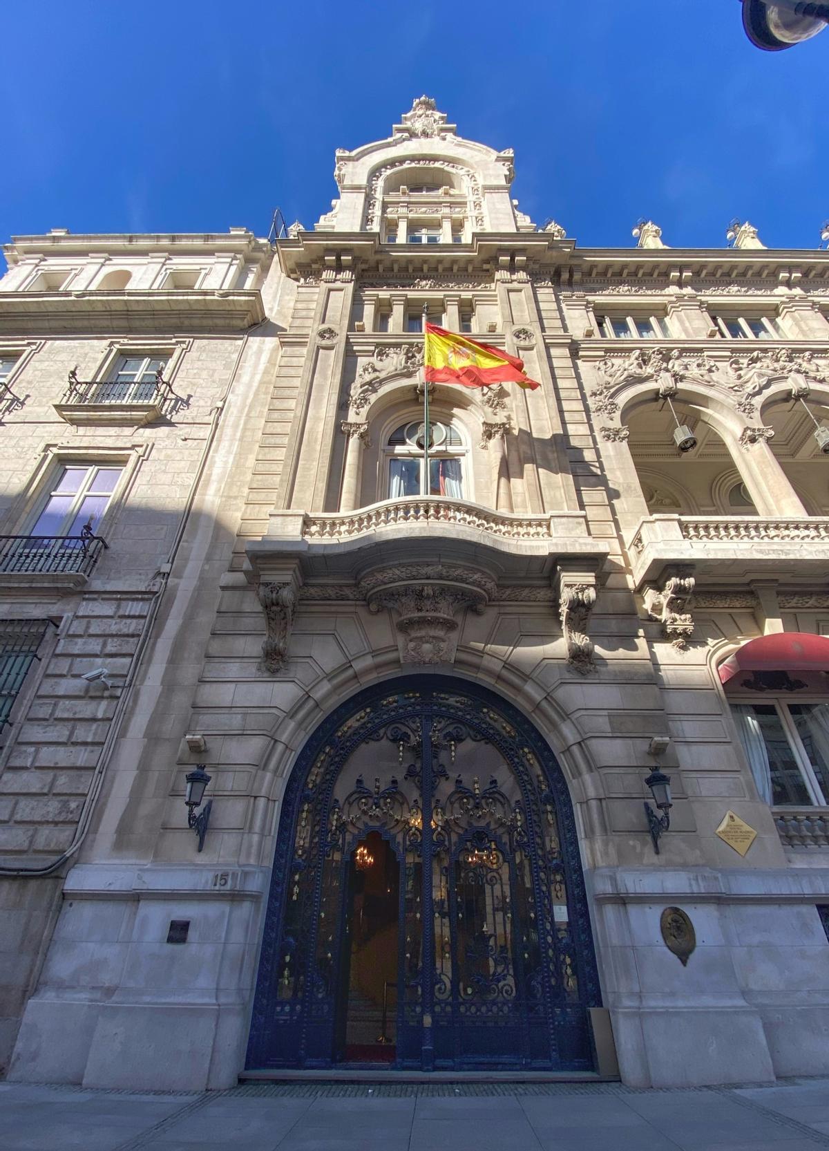 Archivo - Fachada del Casino de Madrid