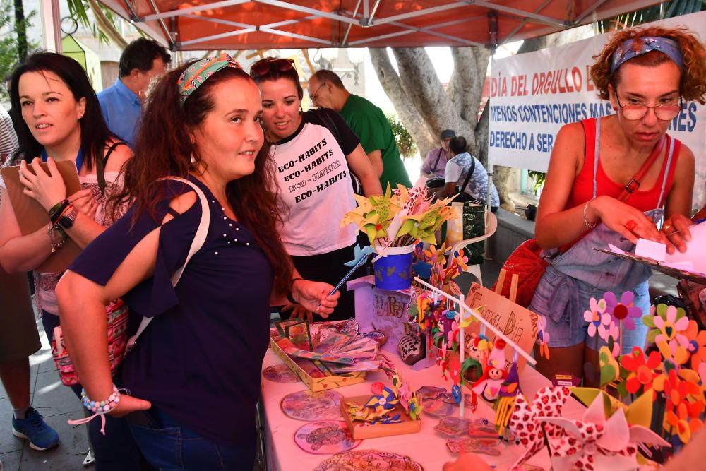 10/10/2019 AGÜIMES. Día Mundial Salud Mental en la plaza del Rosario de Agüimes. Fotógrafa: YAIZA SOCORRO.  | 10/10/2019 | Fotógrafo: Yaiza Socorro