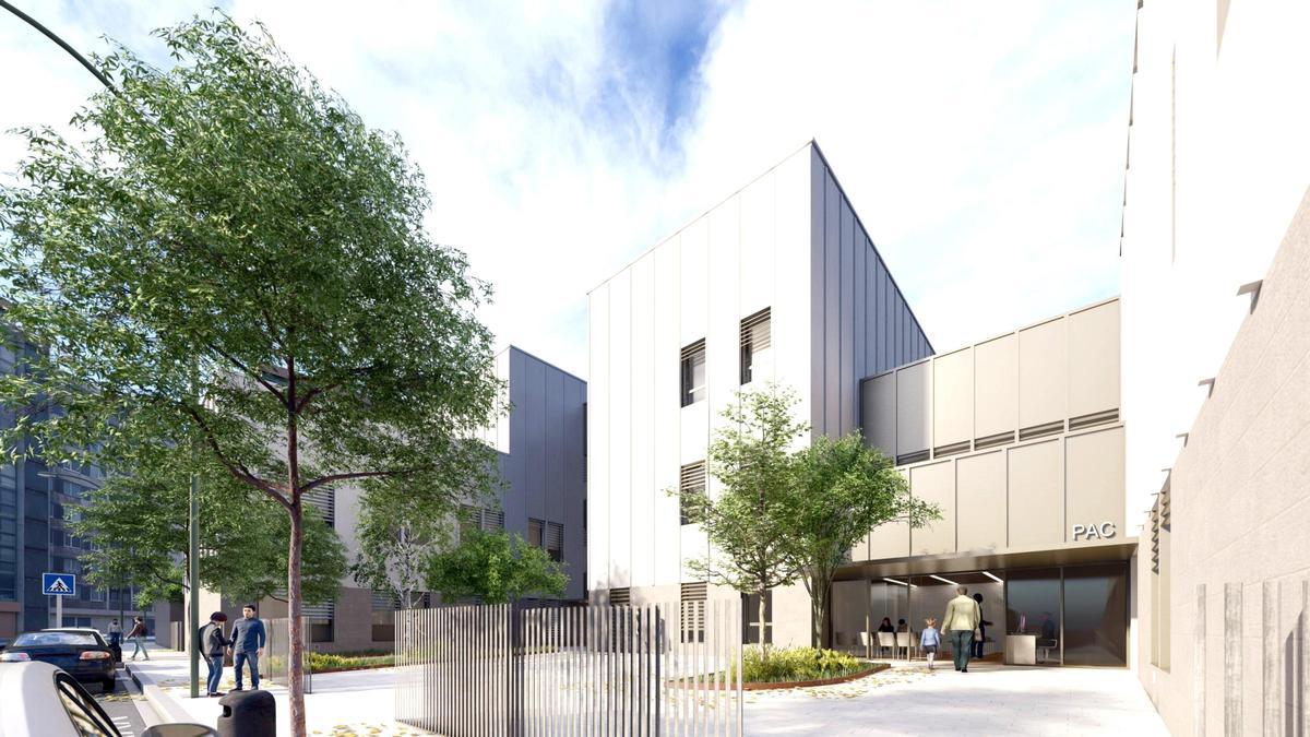 Otra recreación del futuro centro de salud de la capital del Baix Maestrat.