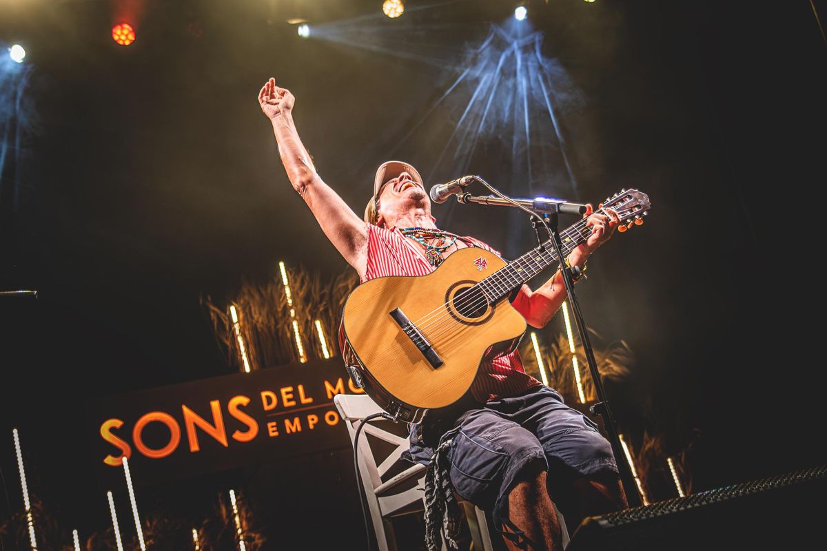Manu Chao, en un moment del concert.