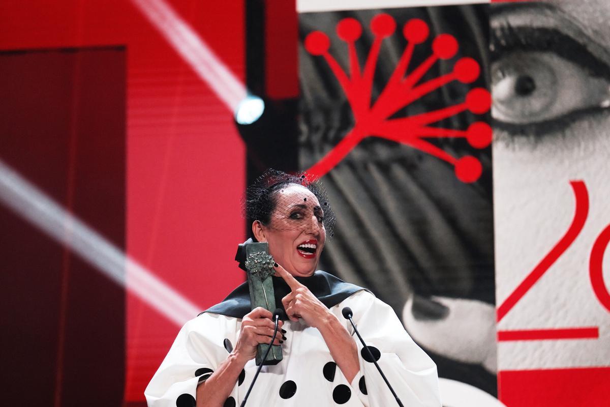 La gala de entrega del Premio Málaga a Rossy de Palma